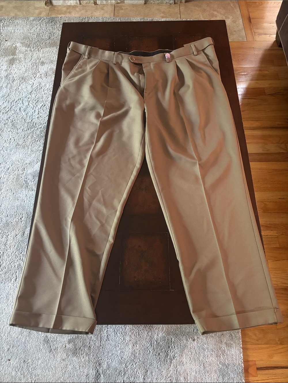 Savane Men's Dress Pants in Khaki Brown
